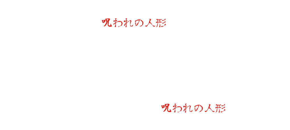 装饰在鬼屋的市松玩偶。但那是绝对不能使用的“被诅咒的玩偶”・・・要想斩断这个诅咒，就必须遮住玩偶的眼睛・・・在鬼屋深处等待的“被诅咒的玩偶”。你能遮住眼睛・・・